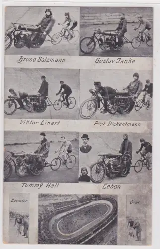 910361 AK Ak Leipzig - Steherrennen Radsport Sportplatz Sport
