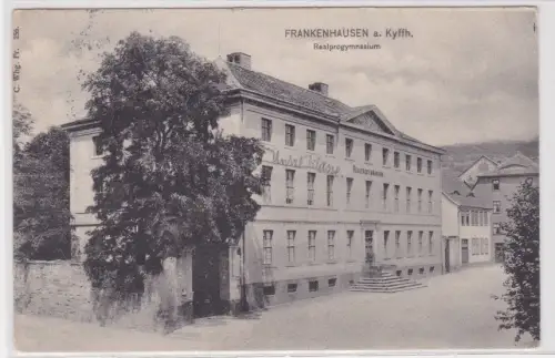 909979 Ak Frankenhausen am Kyffhäuser Realprogymnasium 1911