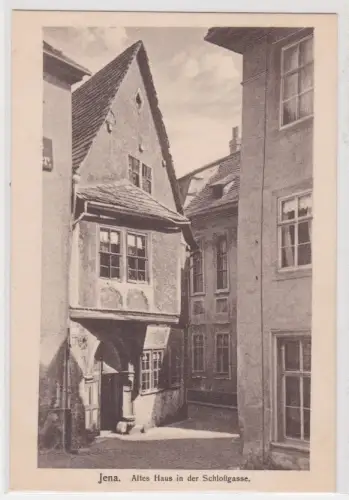 86334 AK Jena. Altes Haus in der Schloßgasse. um 1930