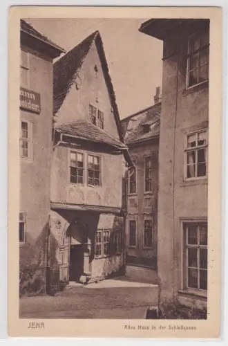 908710 AK Jena. Altes Haus in der Schloßgasse. um 1930