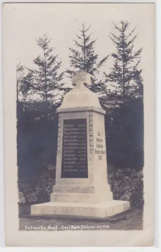909586 Foto Ak Kriegerdenkmal "Die dankbare Gemeinde Beutnitz Naura 1921"