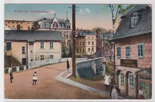 908716 Ak Rumburg Rumburk Schönlinderstrasse 1944
