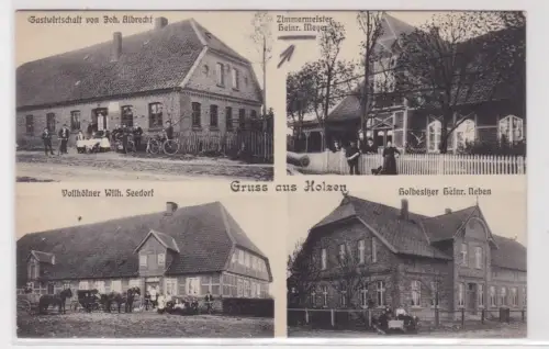 909158 Mehrbild Ak Gruß aus Holzen (bei Eschershausen) Gasthof usw. 1911