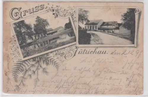 910578 Mehrbild Ak Gruß aus Jütrichau Ortsansichten 1897