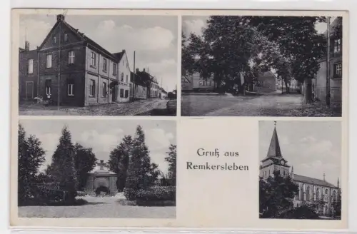 909527 Mehrbild Ak Gruß aus Remkersleben Ortsansichten 1936