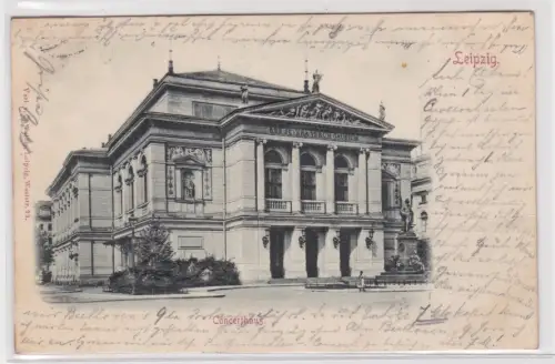 910229 Präge AK Leipzig - Concerthaus 1899