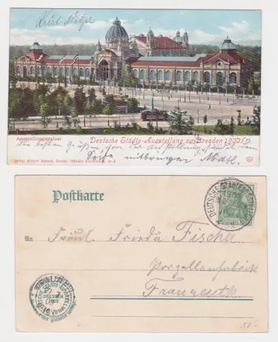 909737 Ak Deutsche Städte Ausstellung zu Dresden 1903 Ausstellungspalast