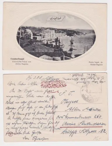 909723 Ak mit Feldpoststempel Türkei Deutsche Feldpost Konstantinopel 1918