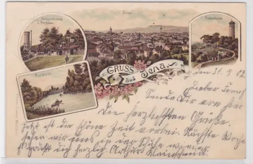 902589 Mehrbild Ak Gruss aus Jena. 1902
