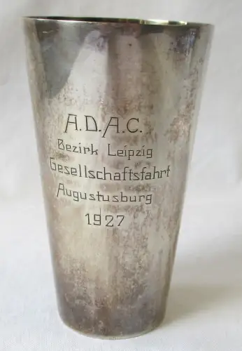 800er Silber Pokal ADAC Leipzig Gesellschaftsfahrt Augustusburg 1927 (161846)