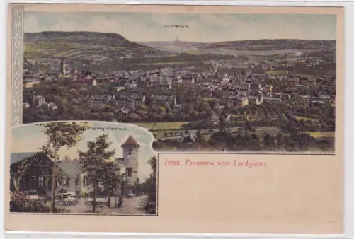 92845 Mehrbild Ak Jena, Panorama vom Landgrafen. um 1930