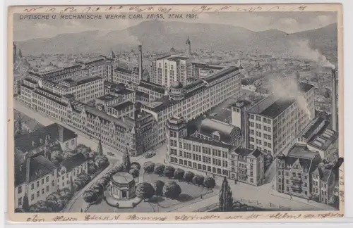 78725 Ak  Optische und Mechanische Werke Carl Zeiss, Jena  1921