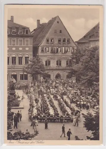 71574  Ak Jena.Studenten-Frühschoppen vor Göhres Weinstuben auf dem Markte. 1934