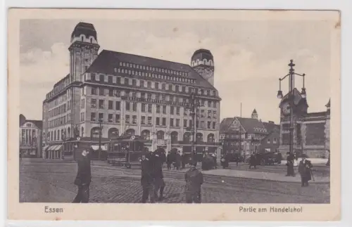 06728 Ak Essen. Partie am Handelshof. 1918