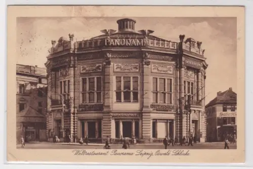 909988 Ak Leipzig Weltrestaurant Panorama Oswald Schlinke 1929