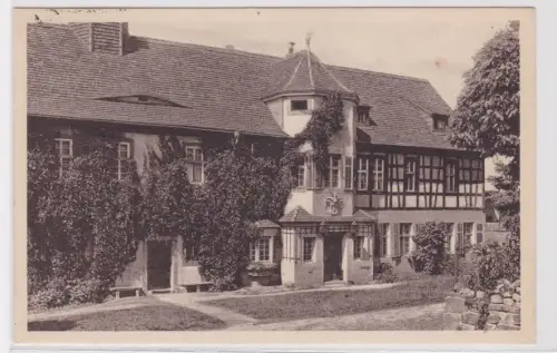 74082 Ak  Park-Hotel und Sommerfrische Schloß Rausdorf.Stadtroda. Schloßhof.1935