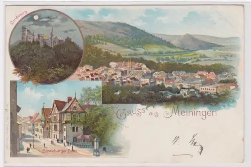 76977 Mehrbild Ak Gruss aus Meiningen. 1897