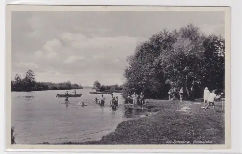 901181 Ak Alt-Schadow, Badestelle. um 1930