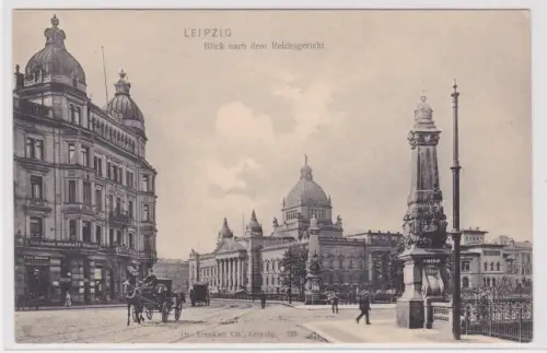 909750 Ak Leipzig. Blick nach dem Reichsgericht. um 1930