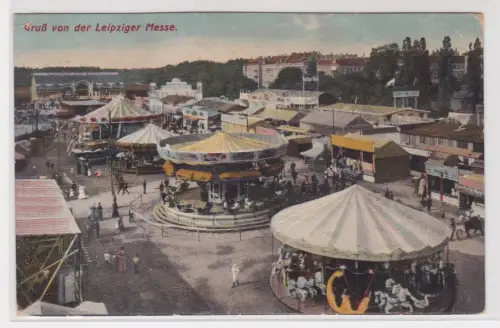 909886  Ak  Gruß von der Leipziger Messe. 1919