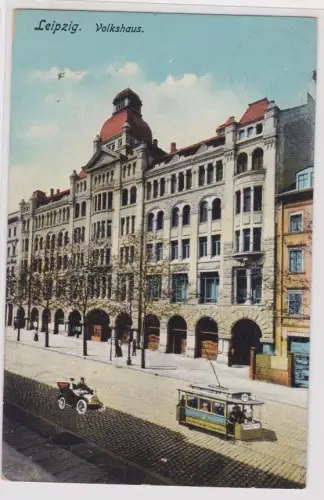 910003 Ak Leipzig. Volkshaus. 1913