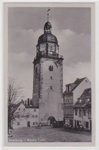 23579 AK Altenburg - Nikolai-Turm, Straßenansicht 1955