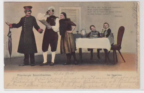50337 AK Altenburger Bauerntrachten - Der Steuerbote 1906