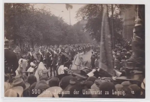 910004 Ak Festzug zum 500-jährigen Jubiläum der Universität zu Leipzig. um 1909