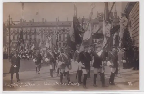 910002 Ak Festzug zum 500-jährigen Jubiläum der Universität zu Leipzig. um 1909