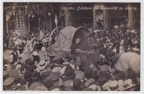 910001 Ak Festzug zum 500-jährigen Jubiläum der Universität zu Leipzig. um 1909