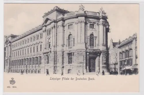 67150 Ak Leipzig Filiale der Deutschen Bank 1904