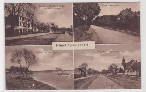25782 Mehrbild Ak Luftkurort Wihelmsdorf Gasthof zur Post usw. 1922