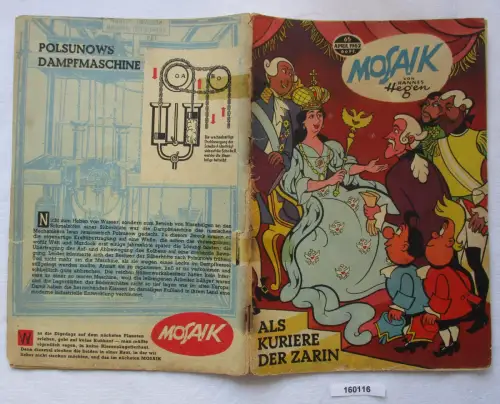 Mosaik von Hannes Hegen Digedag Nummer 65 von 1962 (160116)