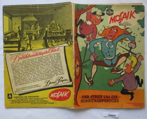 Mosaik von Hannes Hegen Digedag Nummer 59 von 1961 (164001)