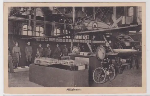 31432 Feldpost Ak  Mittelraum. Deutsche Kriegsausstellung. Leipzig 1916/17