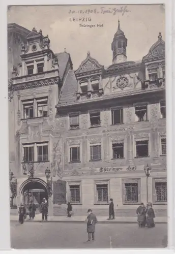 53360 Ak Leipzig. Thüringer Hof. 1908