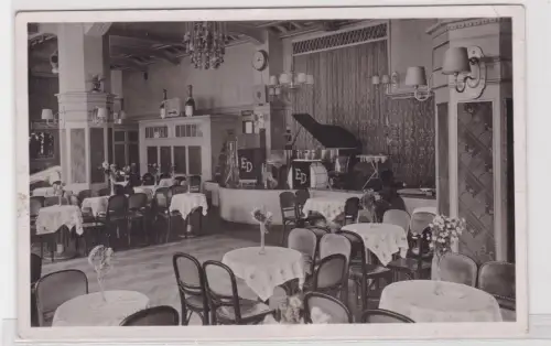 21398 Foto Ak Leipzig Kaffee Kayser Plauensche Str. 13 Innenansicht 1939