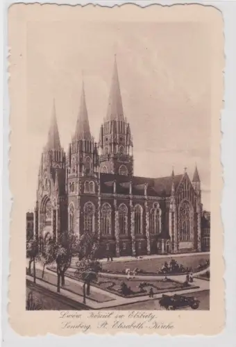 19894 Ak Lemberg Lwów Lwiw Ukraine St. Elisabeth Kirche 1916