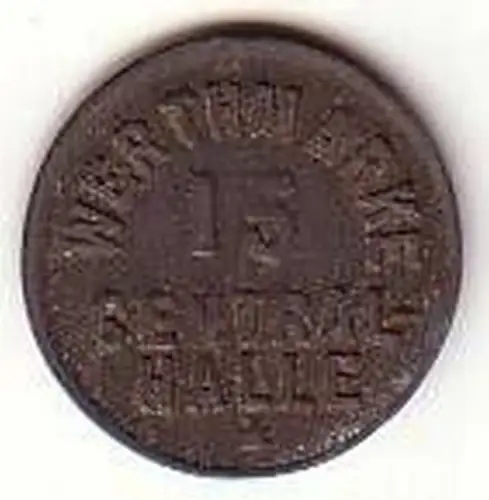 alte 15 Pfennig Zink Wertmarke Central Halle um 1920