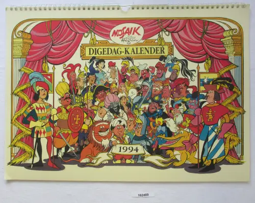 Mosaik Digedag Kalender ORIGINAL 1994 im A3 Format von Hannes Hegen (162489)