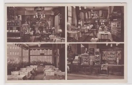 71315 Mehrbild Ak Leipzig Restaurant und Café "Chausseehaus" um 1930