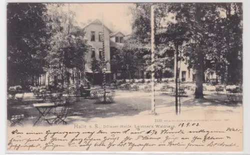 908858 Ak Halle a. S. Dölauer Heide, Leistner's Waldhaus. 1902