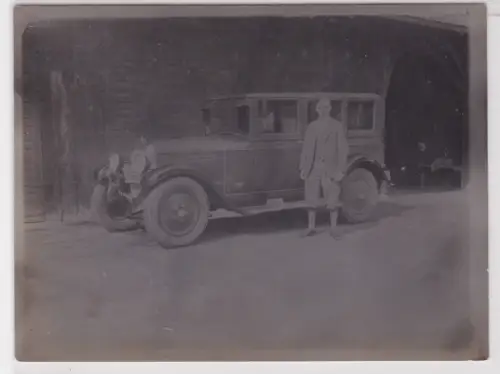 35348 Foto Automobil Adler Adlerwerke geschlossene Limousine um 1930