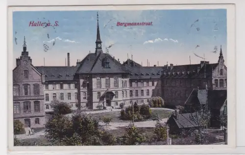 97360 Feldpost Ak  Halle  a. S. Bergmannstrost. 1917