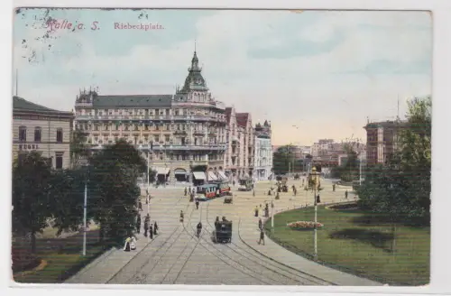 905634 Ak  Halle  a. S. Riebeckplatz. 1910
