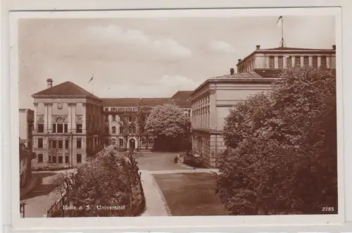 89953 Foto Ak  Halle  a. S. Universität. 1935