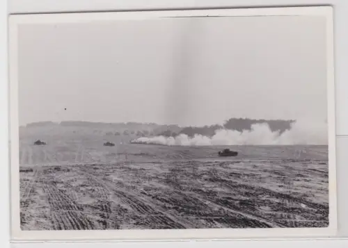 28078 Foto Wehrmacht Panzerkampfwagen II beim Manöver um 1940
