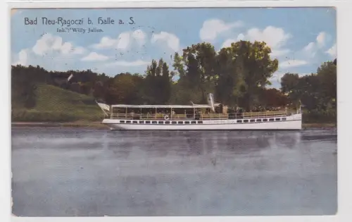 18051 Ak Bad Neu-Ragoczi bei Halle a.S. Inh.: Willy Julius. 1914