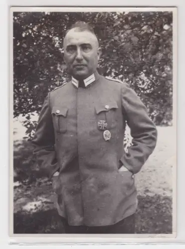 909381 Foto letzte Aufnahme eines 1931 verunglückten Polizeioffiziers mit EK1