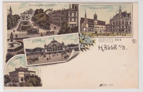85310 Mehrbild Ak Gruss aus Halle a./ S. um 1920